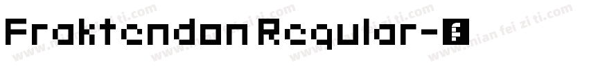 Fraktendon Regular字体转换